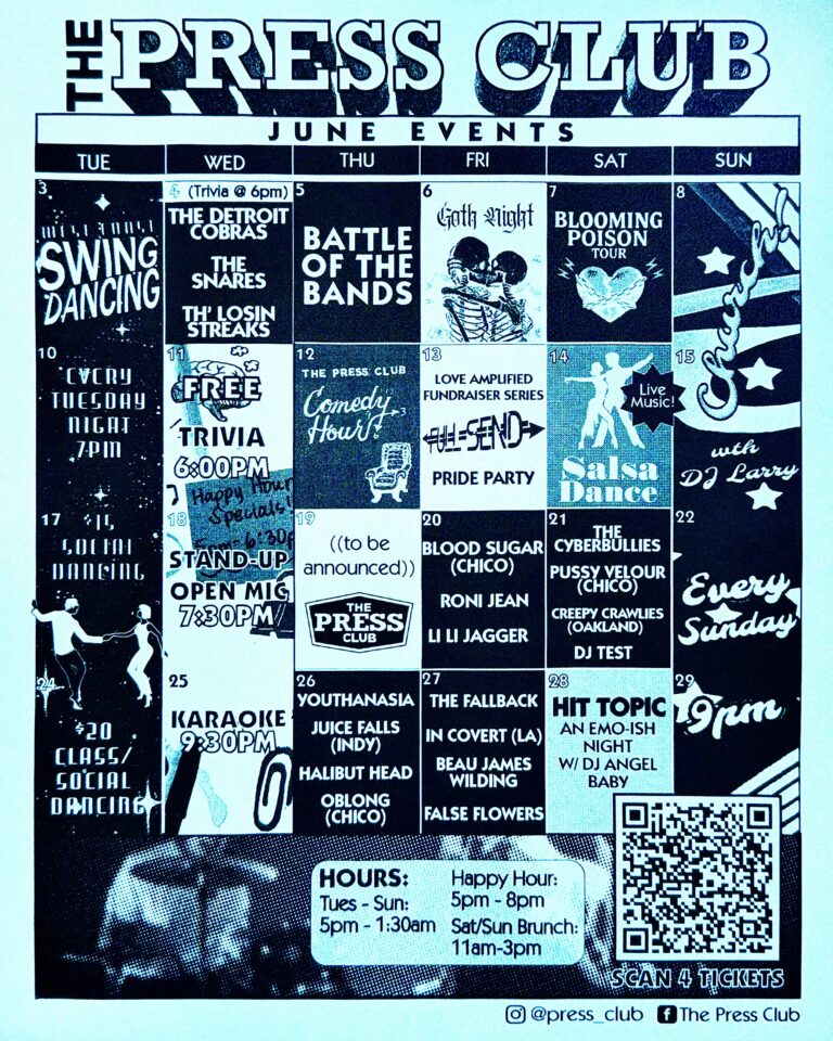 Sacramento Press Club Calendar