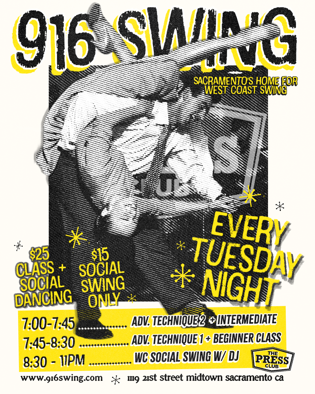 West Coast Swing Dancing w/ 916 Swing!