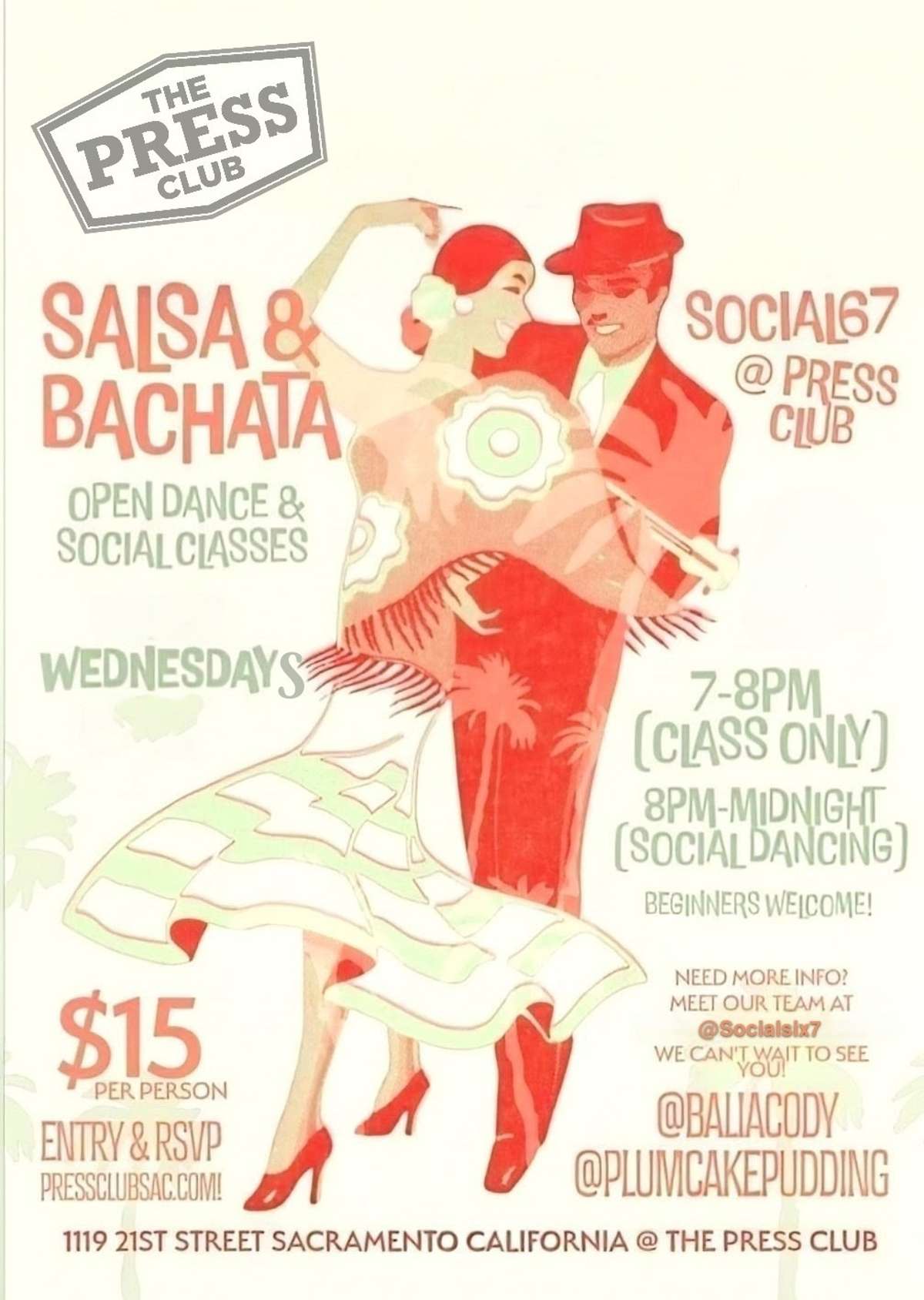 Salsa & Bachata w/ Social six7