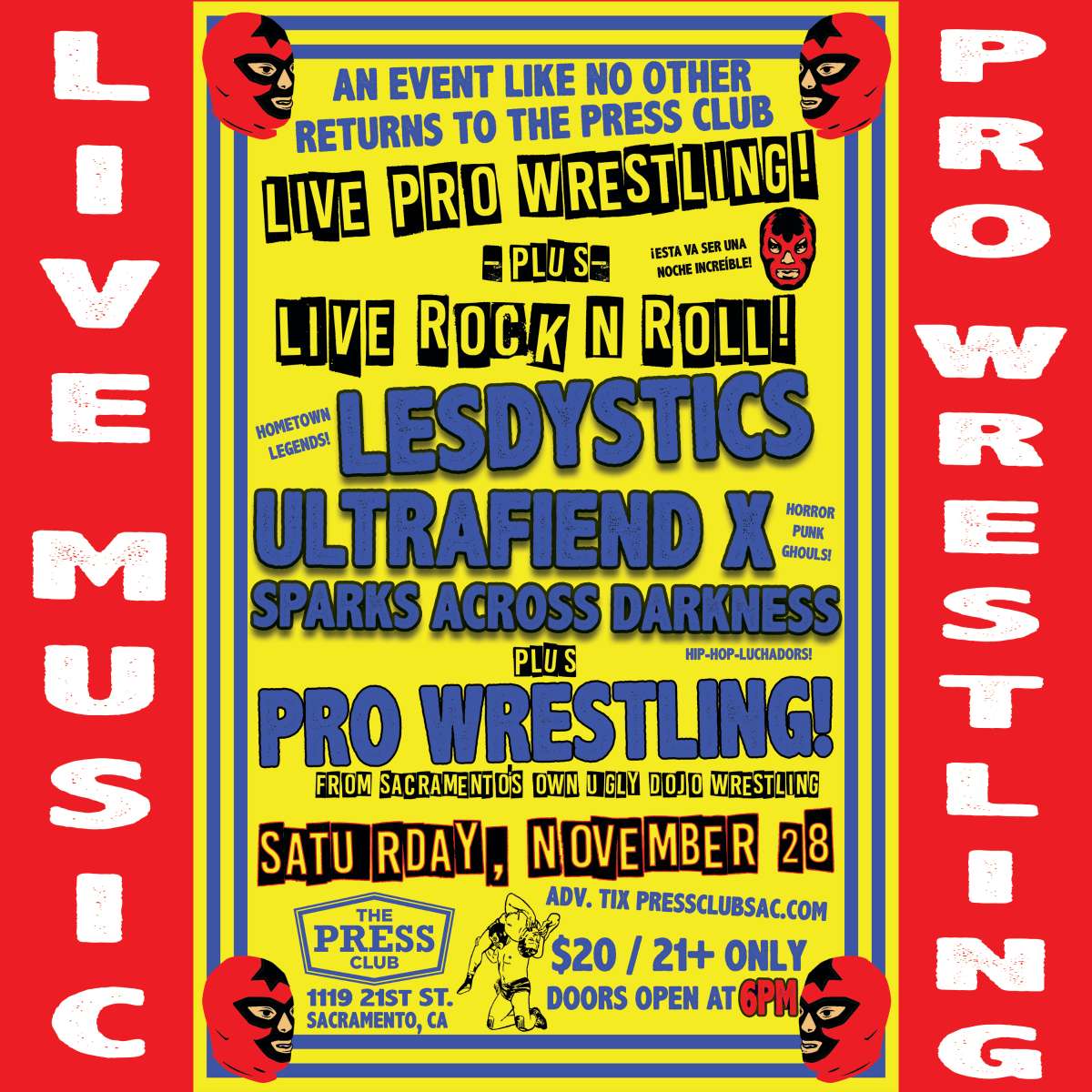 Live Pro Wrestling+Live Rock n’ Roll
